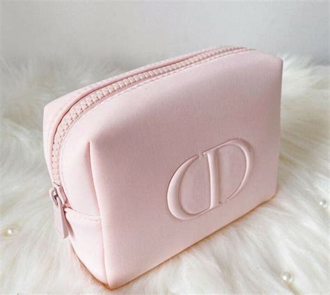 dior pink 1 make-up case|Dior makeup bag free gift.